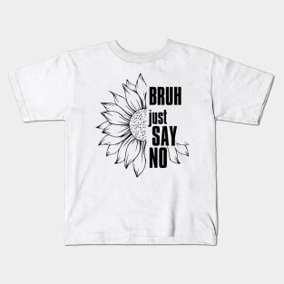 Just Say No - Anti-Drug Design Kids T-Shirt